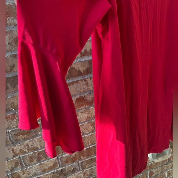 LANE BRYANT COLD SHOULDER PINK DRESS SIZE 22 - Picture 8 of 9
